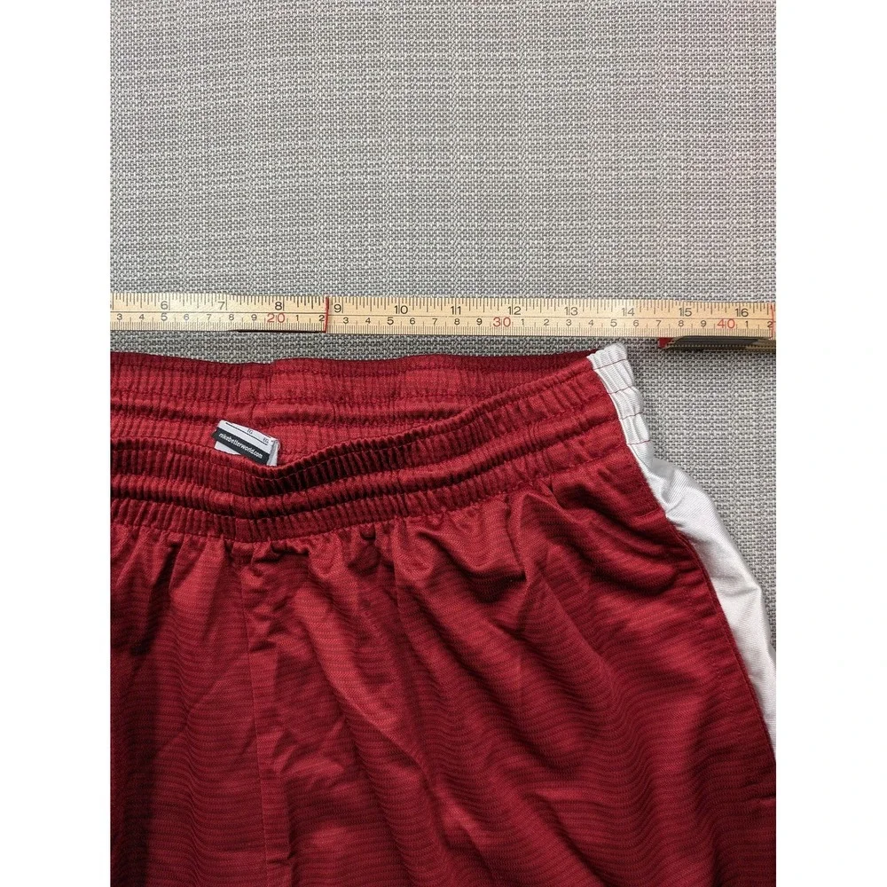 Oklahoma Sooners Shorts Mens XL Red NCAA Basketball Nike Elite Polyester
